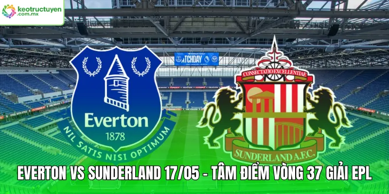 Everton Vs Sunderland 17/05 – Tâm Điểm Vòng 37 Giải EPL